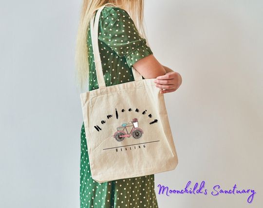 Namjooning tote bag| Namjooning inspired bag| RM bicycle inspired bag| BTS inspired bag| BTS inspired tote bag