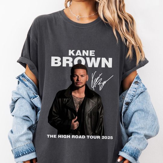 Comfort Colors Kane Brown 2025 Concert, Kane Brown Fan Gifts, Kane Brown Merch, KB Country Music