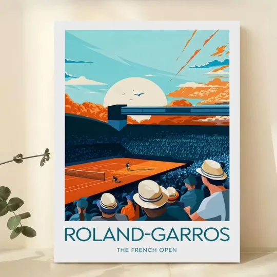 Roland-Garros French Open Unframed Poster ~ Grand Slam Tennis  C38