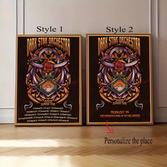 Dark Star Orchestra 2025 Summer Tour Poster