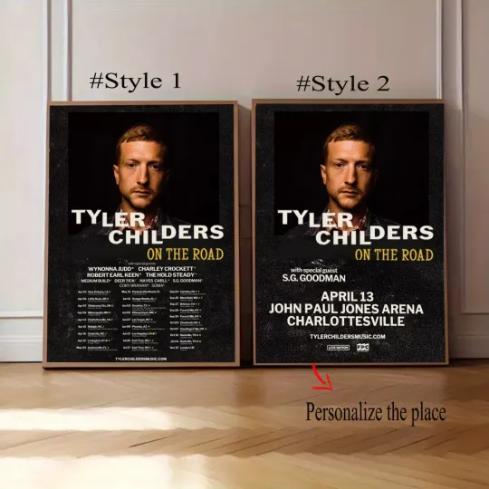 Tyler Childers “On the Road” Tour 2025 Poster