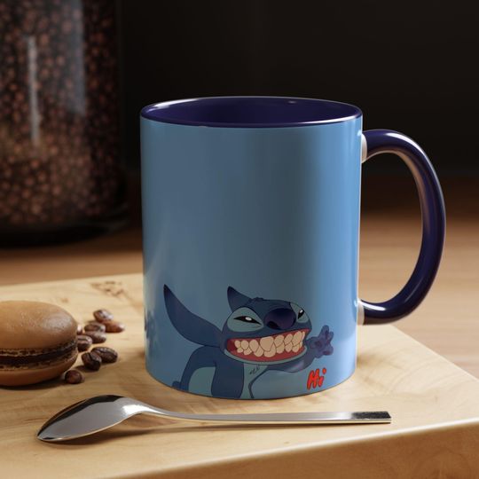 Stitch Mug / Accent Coffee Mug (11, 15oz) / 90s disney / disney gift / lilo and stitch movie