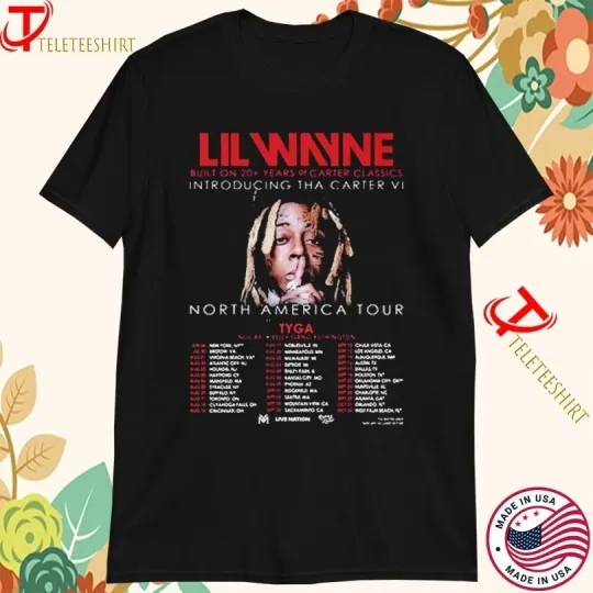 Lil Wayne Tha Carter VI Tour 2025 T-Shirt