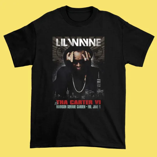 Lil Wayne - The Carter VI Black Cotton T-Shirt