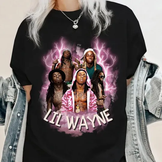 Vintage Lil Wayne Tour 2025 Fan T-Shirt
