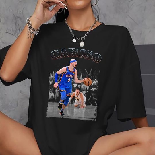 Alex Caruso Funny Meme With Nikola Jokic Shirt, Oklahoma City Basketball Champions 2025 T-Shirt, Game Day Shirt, For Her