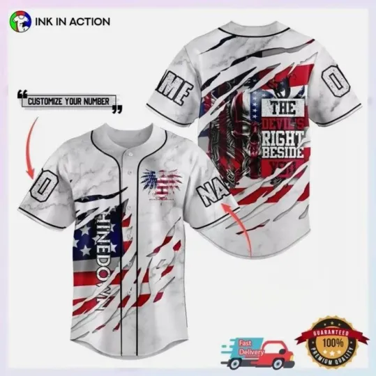 Discover shine down 2025 Tour Baseball Jersey