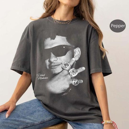 Patrick Mahomes Retro Shirt Vintage 90s Bootleg Graphic Style T-Shirt, Mahomes T Shirt, Patrick Mahomes Shirt, Unisex