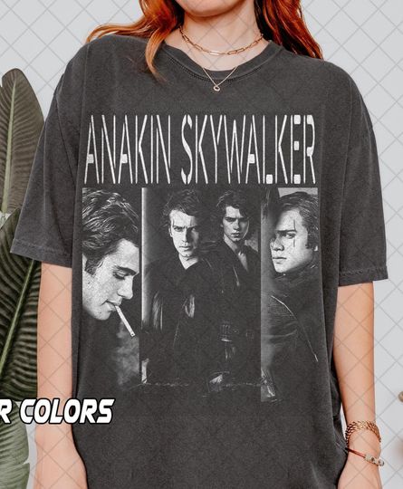 Retro 90's Comfort Colors Anakin Skywalker T-Shirt, Hayden Christensen Actor Fan Tee Graphic T-Shirt, Gift For Women and Man Unisex T-Shirt