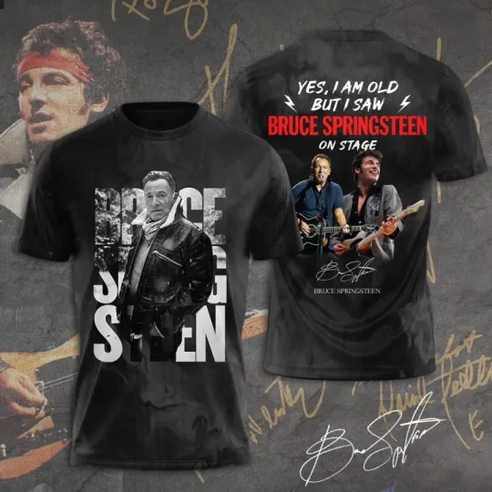 Bruce Springsteen 3D Tour 2025 The Last Show Tour 2025 Unisex T-Shirt