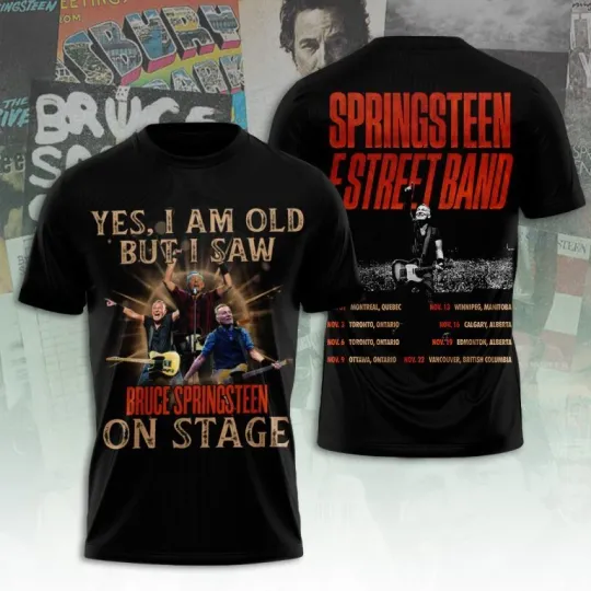 Bruce Springsteen 3D Tour 2025 The Last Show Tour 2025 Unisex T-Shirt