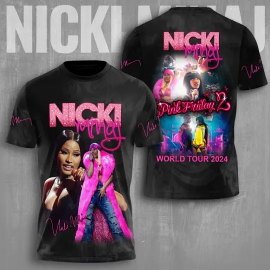 Nicki Minaj 3D Unisex T-Shirt, gift for fans