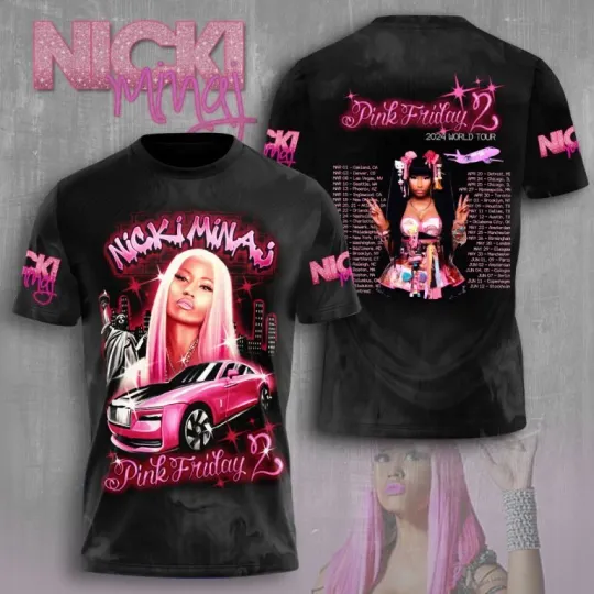 Nicki Minaj 3D Unisex T-Shirt, gift for fans