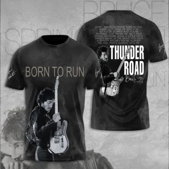 Bruce Springsteen 3D Tour 2025 The Last Show Tour 2025 Unisex T-Shirt