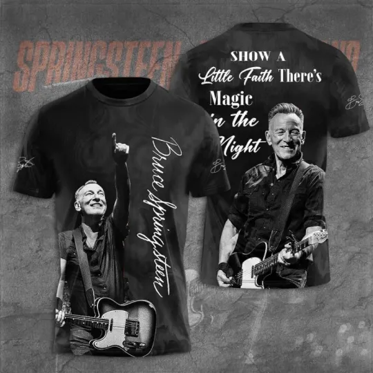 Bruce Springsteen 3D Tour 2025 The Last Show Tour 2025 Unisex T-Shirt