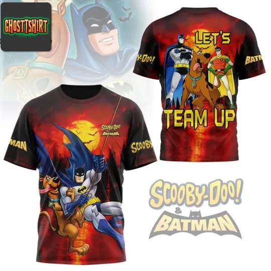 Scooby-Doo & Batman Let Team Up 3D T-Shirt