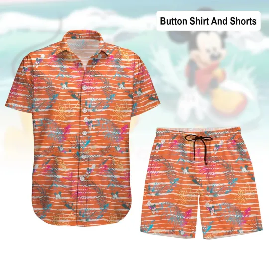 Mickey Mouse Summer Shirt Disney Mickey Hawaiian Shirt