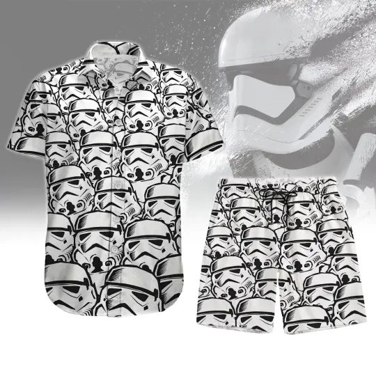 Stormtrooper Hawaiian Shirt Star Wars Button Up Shirt