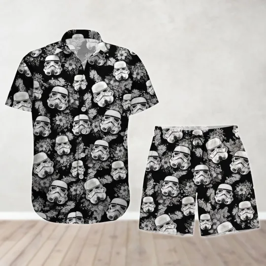 Stormtrooper Button Shirt And  s Star Wars Hawaiian Shirt Disney Family Trip