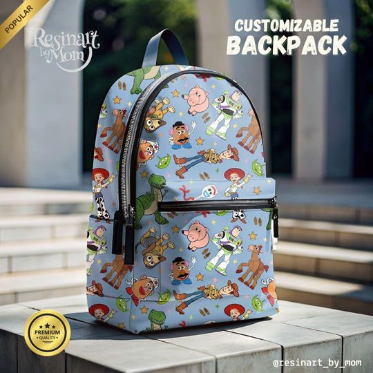 Toy Story Backpack, Toys Backpack for kids, Disney Backpack, Disney Park Bag, Disney School Bag, Kids Backpack