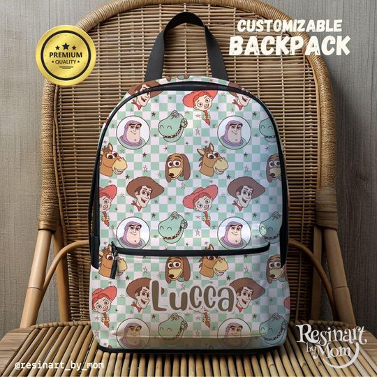 Toy Story Backpack, Toys Backpack for kids, Disney Backpack, Disney Park Bag, Disney School Bag, Customizable Backpack, Kids Backpack