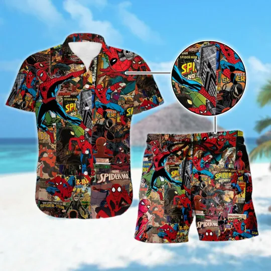 Superhero Aloha Hawaii Shirt Captain Super Hero 3D All Over Printed Hawaiian Shirt