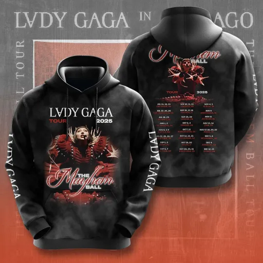 The Mayhem Ball Tour 2025 3D Hoodie