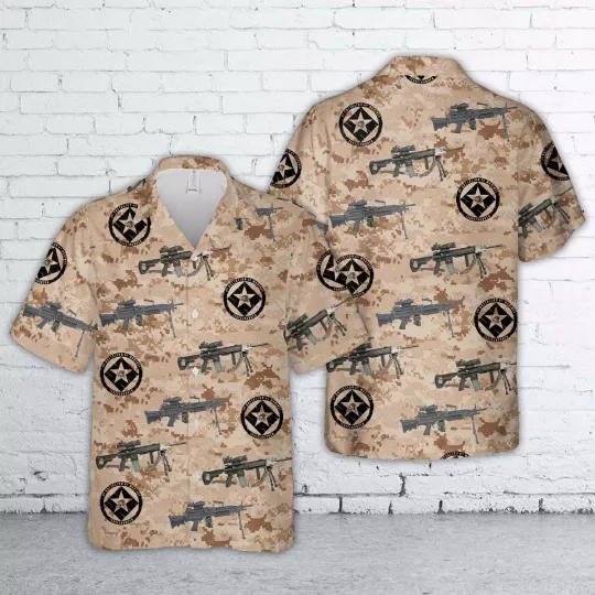 US Marine Corps 3rd Battalion 6th Marines 36 Hawaiian Shirt