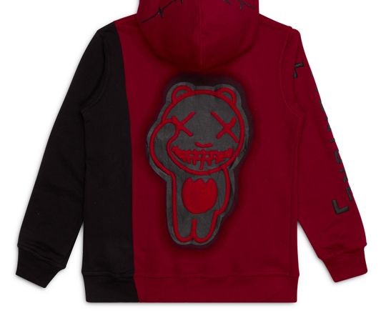 1Venture Black / Crimson Red Hoodie