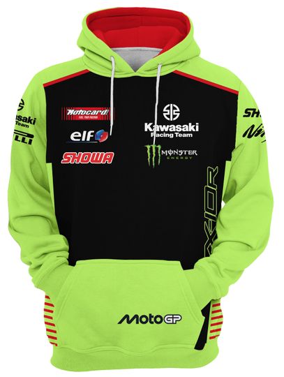 Kawasaki Hoodie Motorcycle Hoodie Biker Sweatshirt for Riders/Motorcycle Gear/Streetwear Apparel