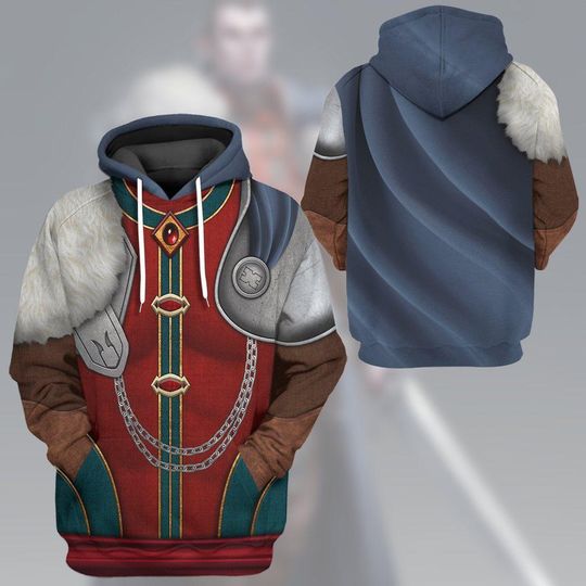 Dungeons And Dragons Strahd von Zarovich Costume Cosplay 3D Hoodie, Dnd Characters T-Shirt, Game Zip Hoodie, Gamer Sweatshirt