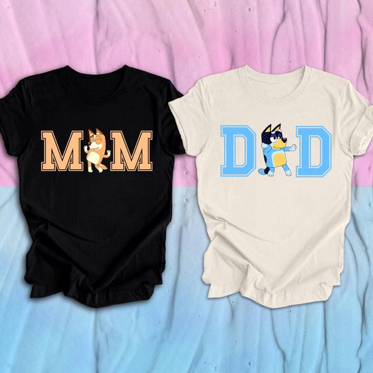 BlueyDad Dad Shirt, BlueyDad Mom Shirt, Chili Shirt, Banditt Shirt, BlueyDad Birthday Shirt, BlueyDad Family Shirt, BlueyDad family Matching Shirt,