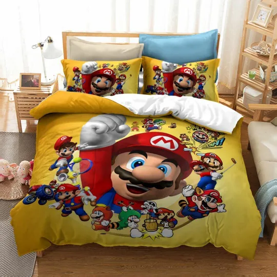 Super Mario Shooosh! Collection Bedding Set