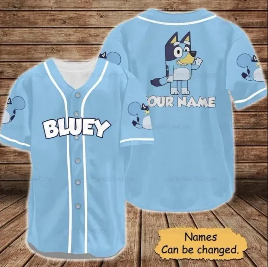 BlueyDad Custom Baseball Jersey