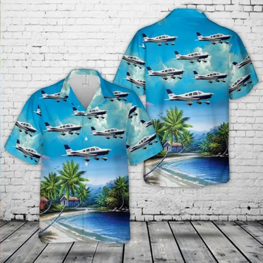 Piper PA 28 161 Cherokee Warrior II airplane Hawaiian Shirt