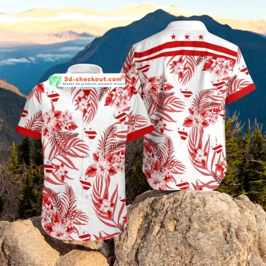 Washington Dc Proud Hawaiian Shir