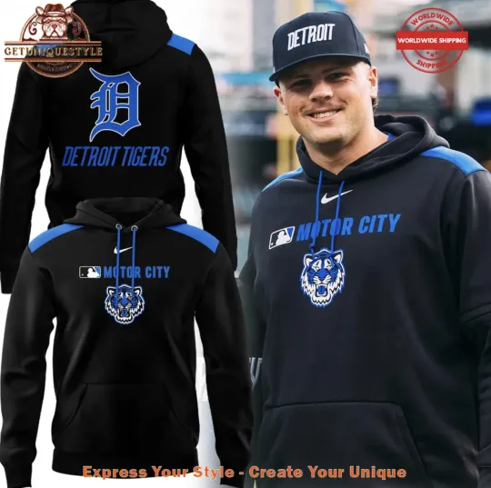 Detroit Tiger Motor City Limited Edition 3D Unisex Hoodie