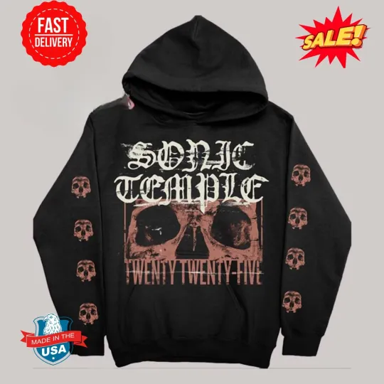 Sonic Temple 2025 Columbus OH Death Stare Lineup 3D Poly Hoodie
