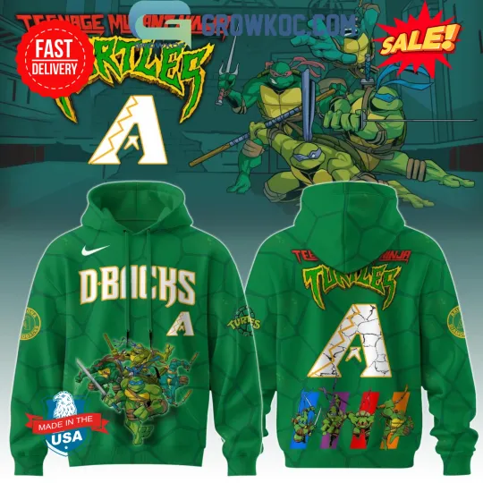 Arizonna Diamondback Ninja Turtle 2025 Special 3D Hoodie S-5XL