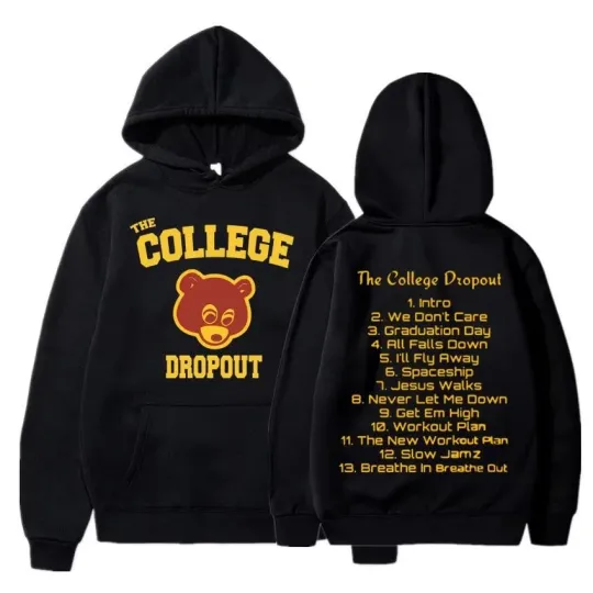 Best Famous Kanye West The College hoodie 3d, gift 3d all size- new Hoodie