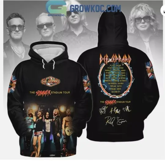 Def Leppard The Summer Hoodie 3d, new hoodie, unisex hoodie 3d 2025