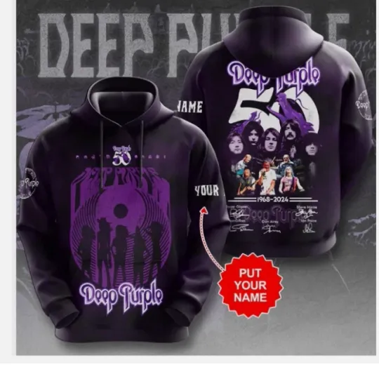 Hot Deep Purple 3D Hoodie, Perfect for Hoodie 3d - all printed, hot 2025