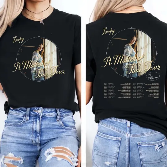 Laufey "A Matter of Time Tour" Unisex Double-Sided T-Shirt