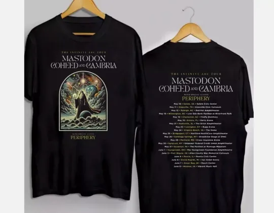 Coheed and Cambria & Mastodon 2025 Tour Double Sided T-Shirt
