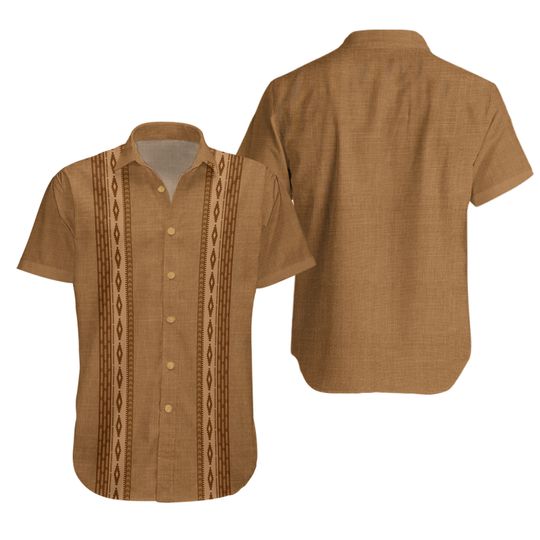 Men's Short Sleeve Button-Up Casual Cuban Guayabera Beach Wedding Dress Shirt 25