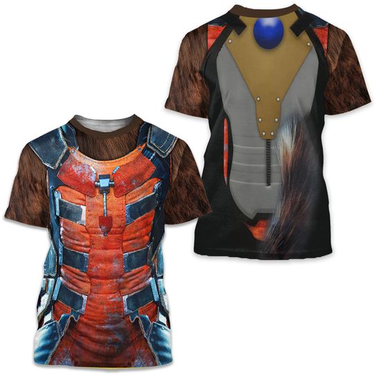 Rocket Raccoon Women Shirt, Guardians of the Galaxy Costume, Rocket Raccoon Costume, Marvel Comic Costume, Marvel Cosplay, Rocket and Groot