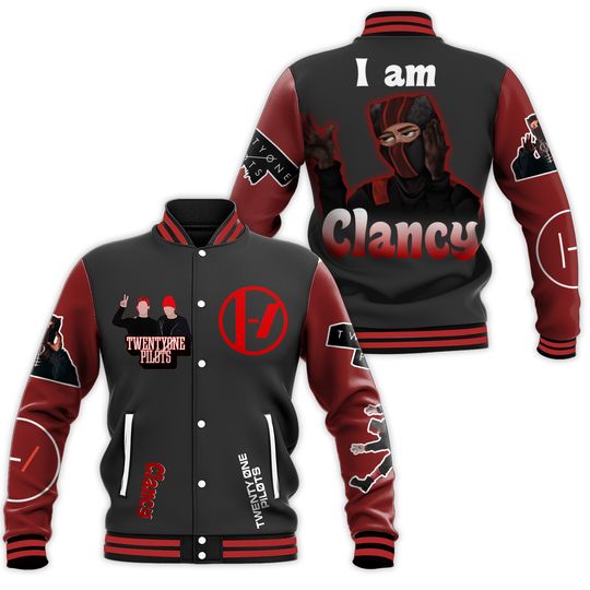 Pilotss band I Am Clancy Baseball Jacket