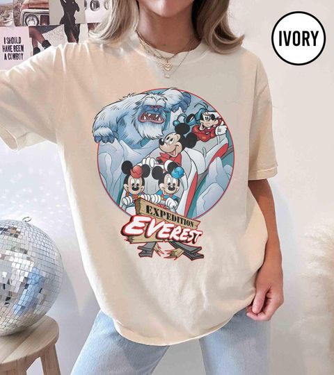 Expedition Everest Mickey and Friends T-Shirt, Expedition Everest Mountain T-Shirt, Expedition Yeti T-Shirt, Animal Kingdom T-Shirt