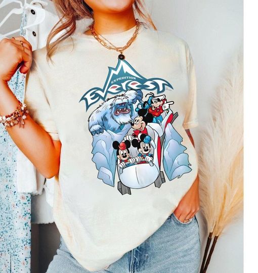 Mickey and Friends Expedition Everest Shirt, Disney Yeti Shirt, Disneyland Family Matching Tee