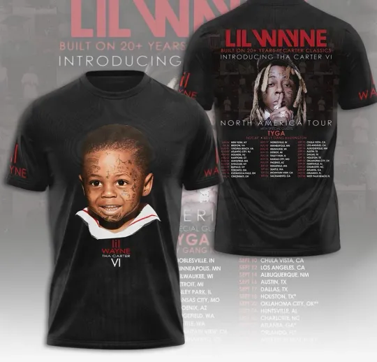 Unisex Lil Wayne 3D T-Shirt for Streetwear Lovers